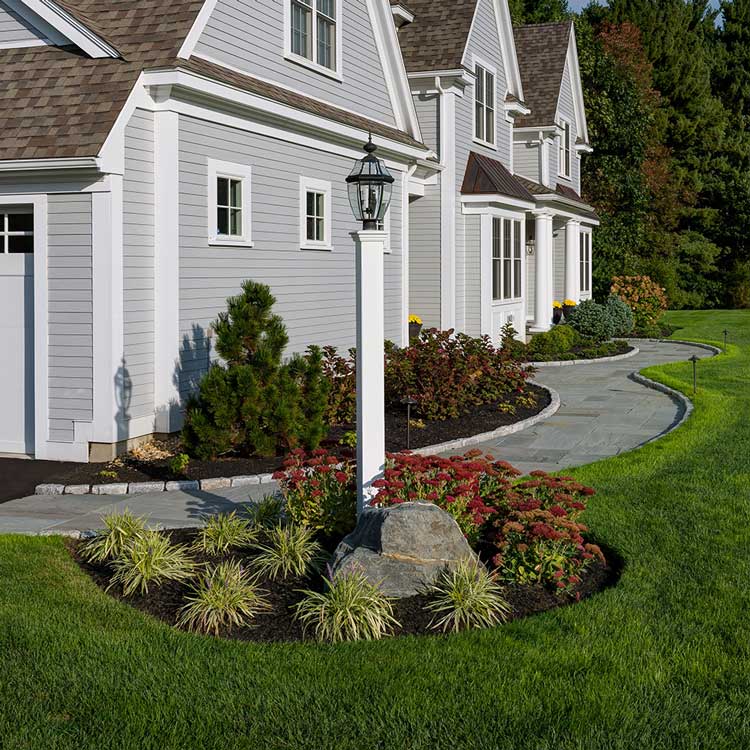 front yard plantings walpole medfield dover westwood ma 750px